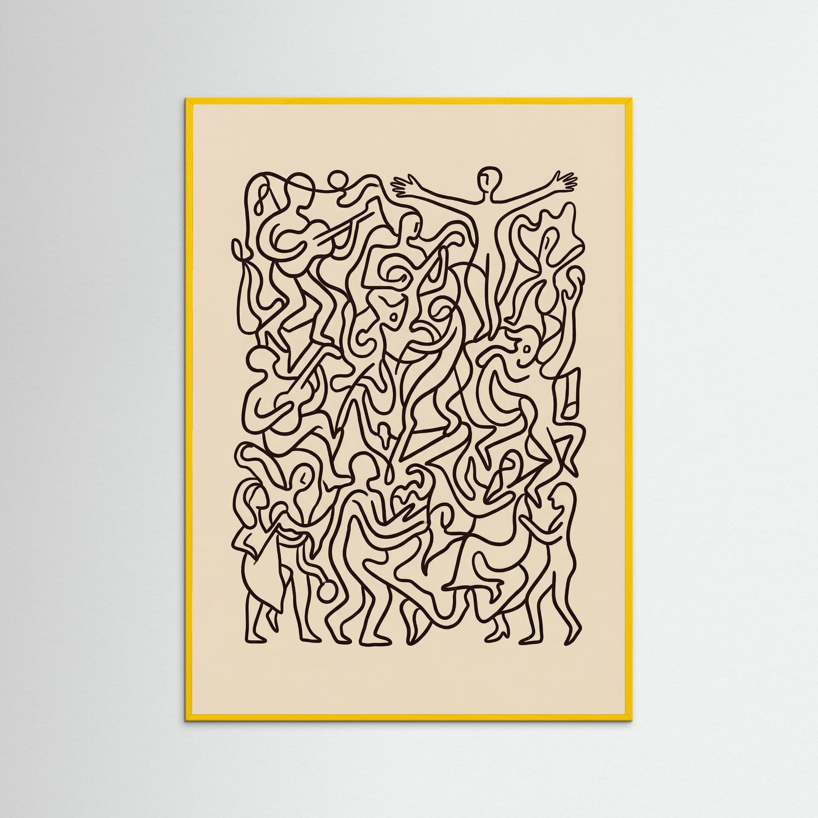 Yellow Wood Joyful Lines