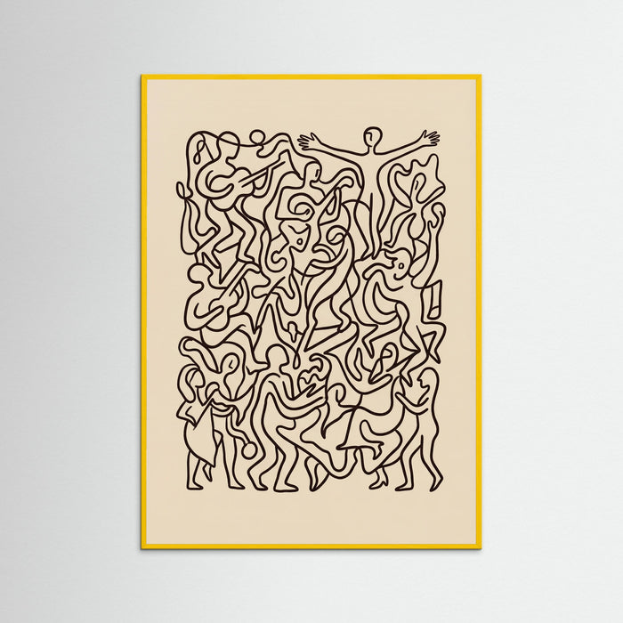 Yellow Wood Joyful Lines