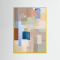 Yellow Wood Kaleidoscope-1 Poster