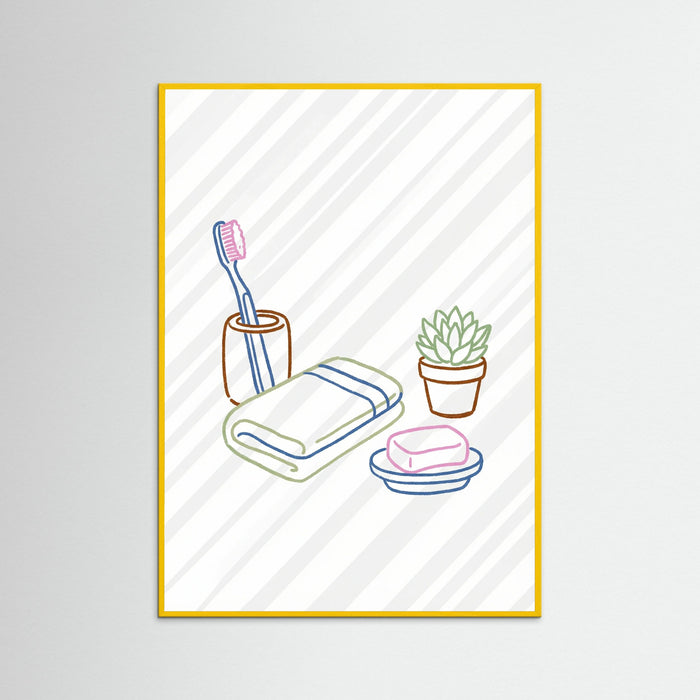 Yellow Wood Kitchen Still Life
