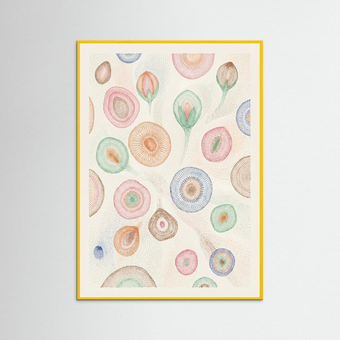 Yellow Wood Klees Flourishing Dot