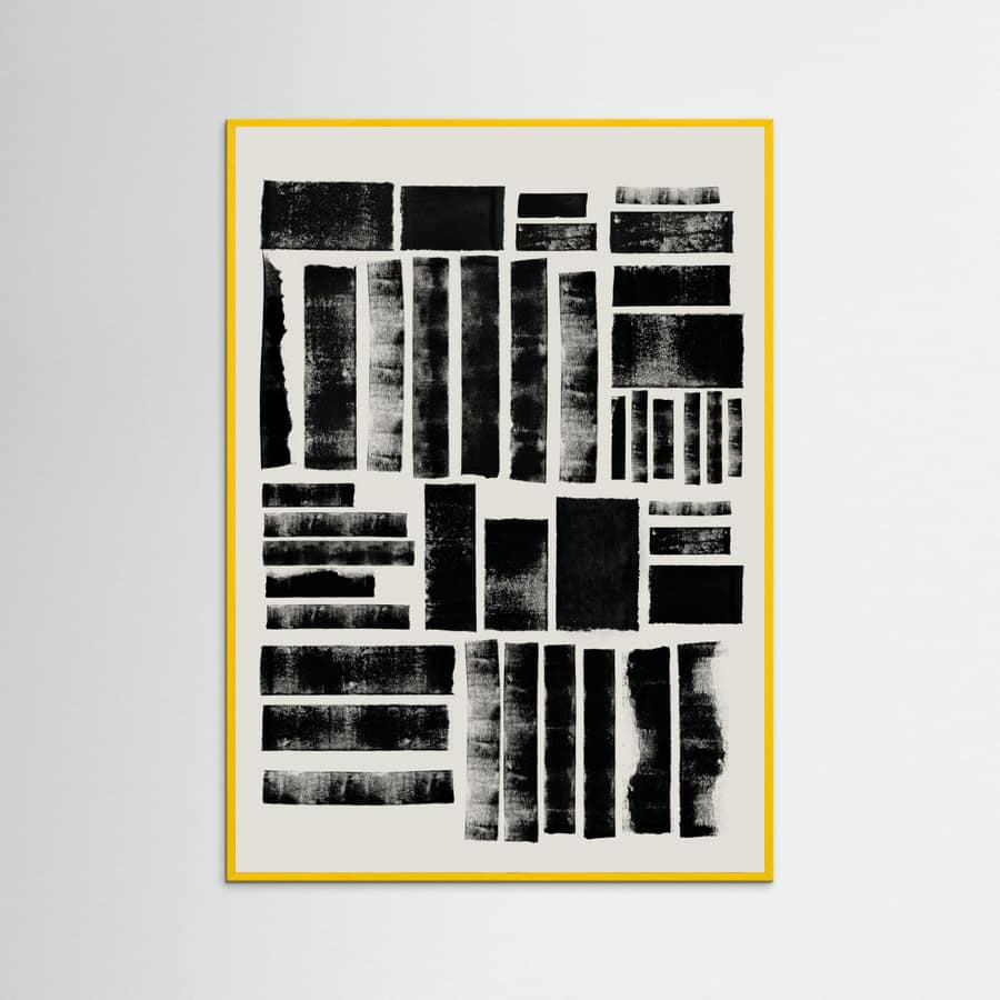 LINO CUT COMPOSITION Poster – poster and art print