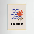 La Mer Abstract Ocean Poster No. 02 – plakat og kunsttryk