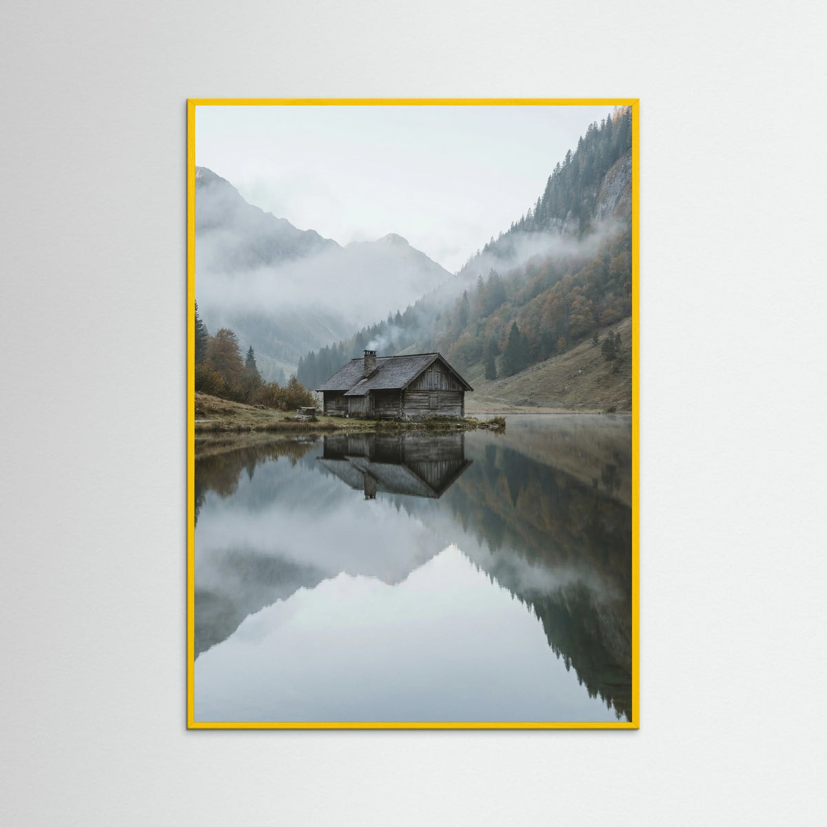 Yellow Wood Lake Reflection Serenity