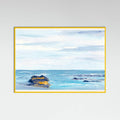 Landscape Orange Rock Beach 24x36 Poster – plakat og kunsttryk