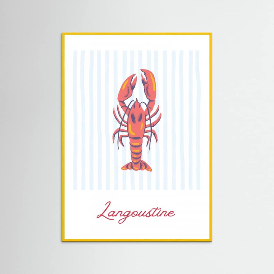 Póster Langoustine – póster e impresión artística
