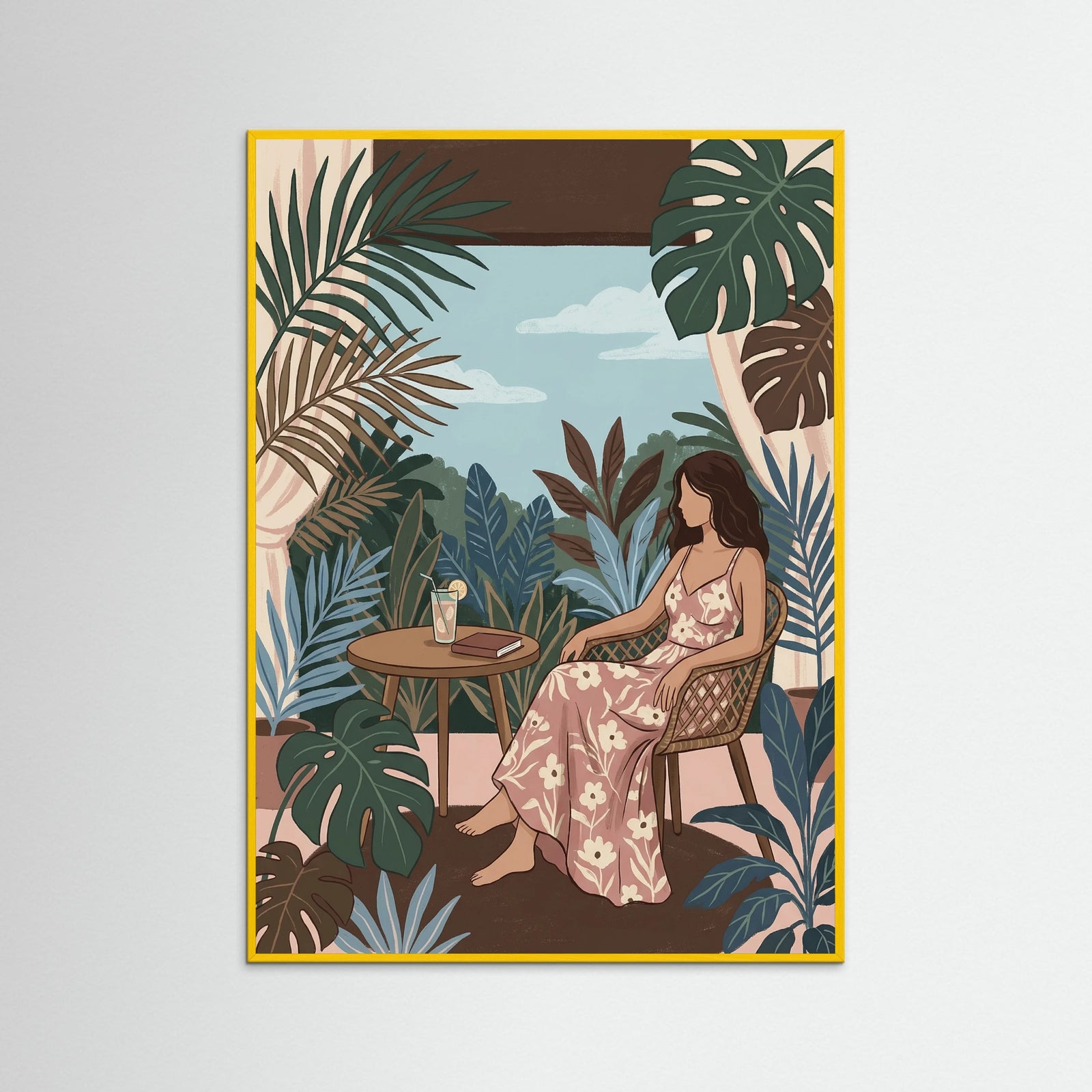 Yellow Wood Leisurely Tropical Brunch