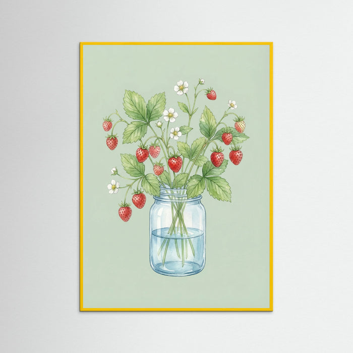 Yellow Wood Lemon Bloom Vase