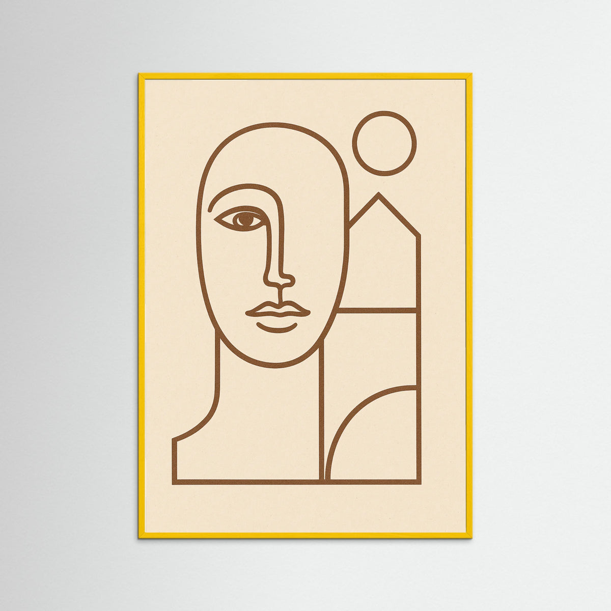 Yellow Wood Line Portrait