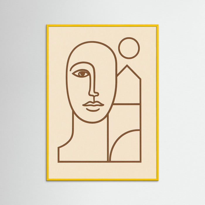 Yellow Wood Line Portrait