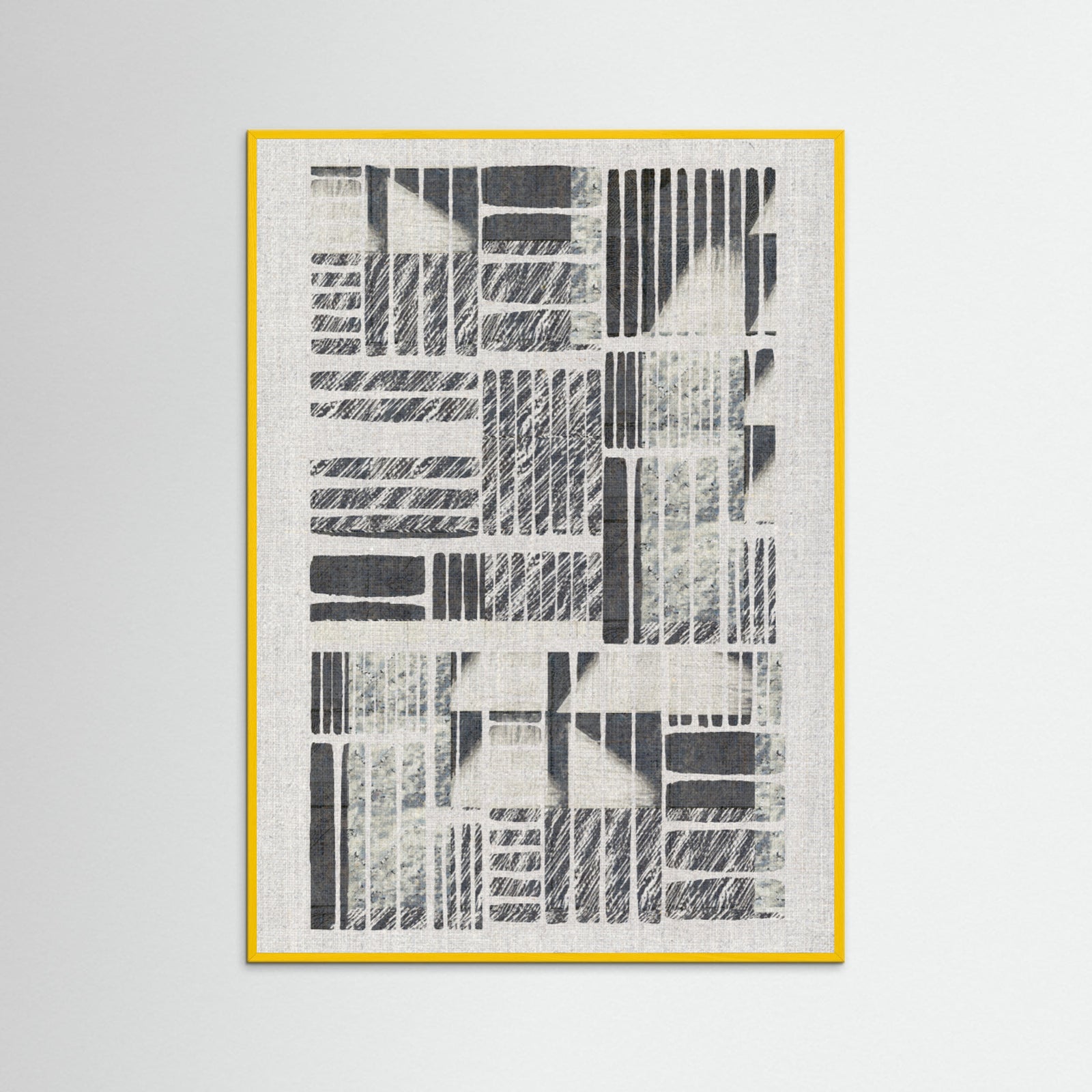 Yellow Wood Linear Echoes 1 Poster