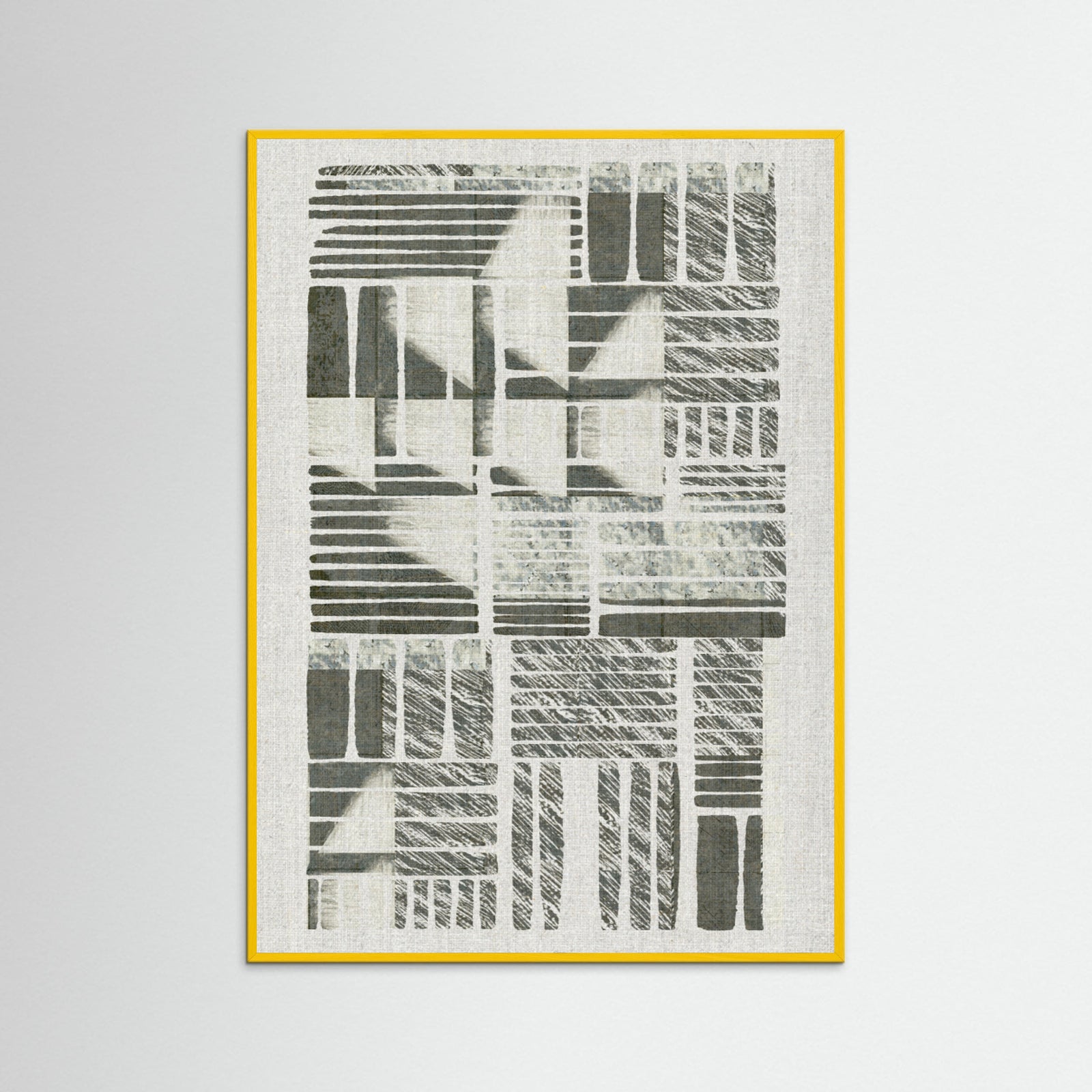 Yellow Wood Linear Echoes 2 Poster