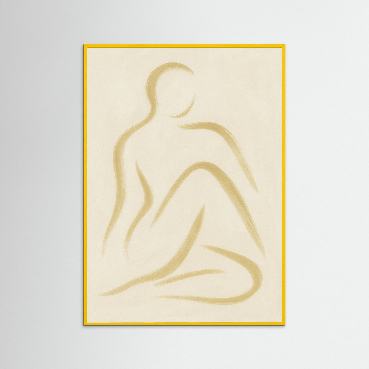 Yellow Wood Lines of peace