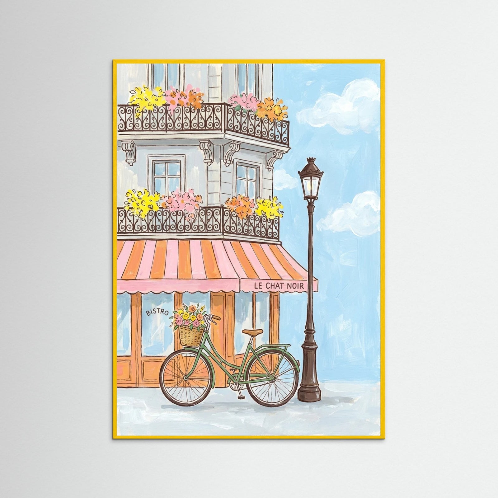 Yellow Wood Lisbon Tram Charm