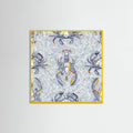 Affiche Lobster and crab coastal nostalgia grey pattern – affiche et impression d’art