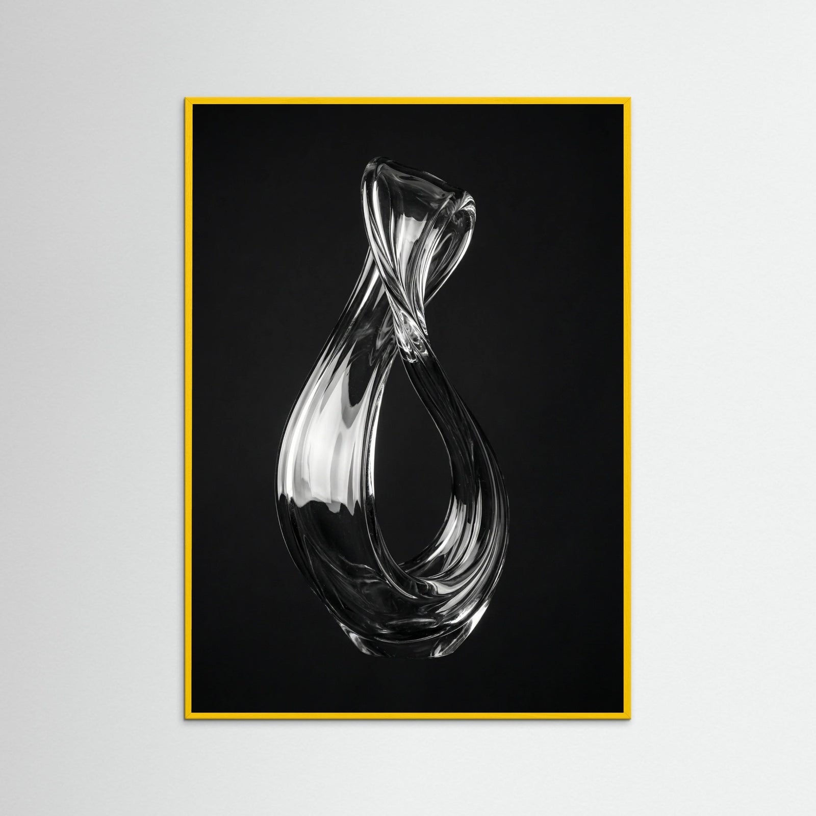 Yellow Wood Luminous Forms Gray