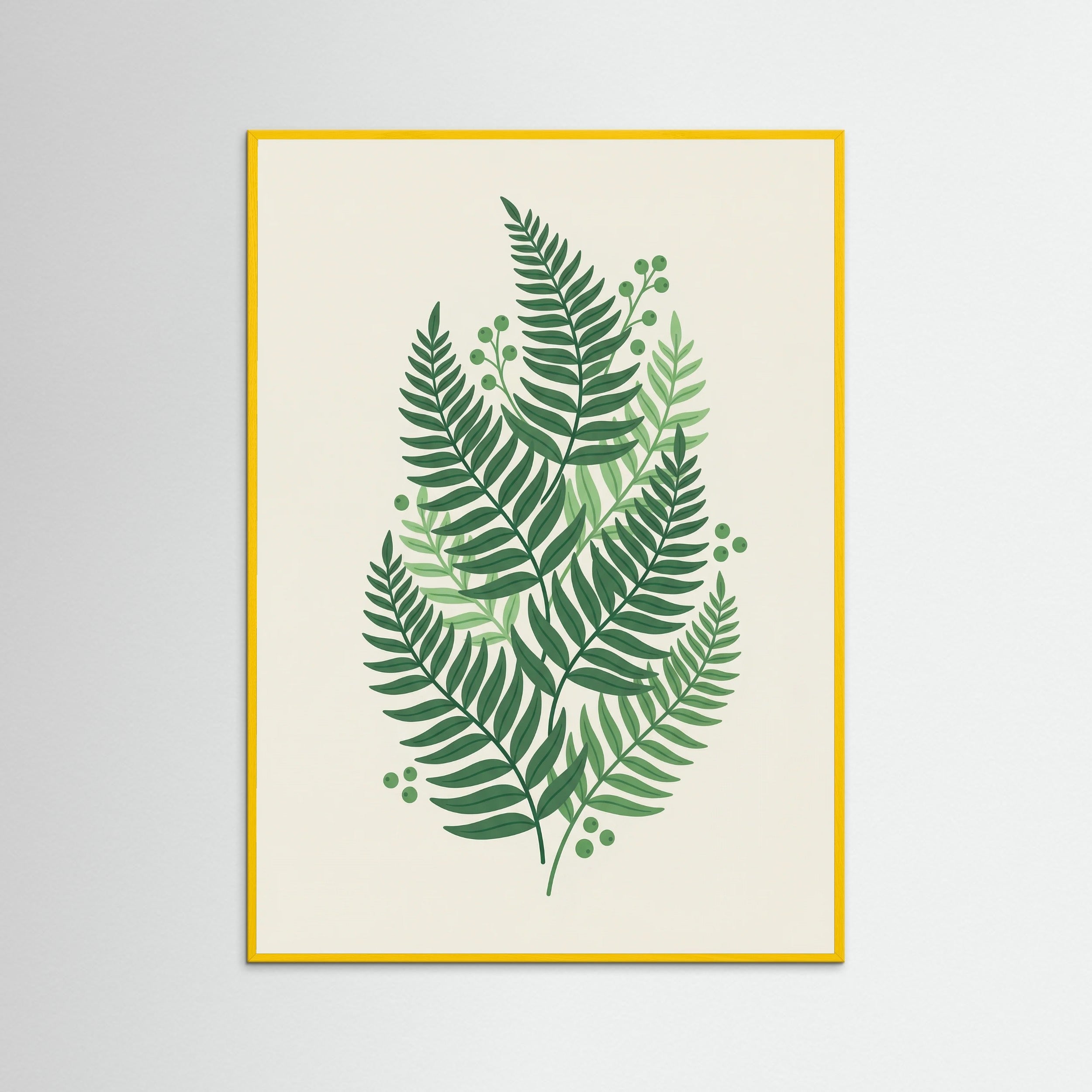 Yellow Wood Lush Greenery