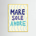 Affiche Mare Sole Amore – affiche et impression d’art