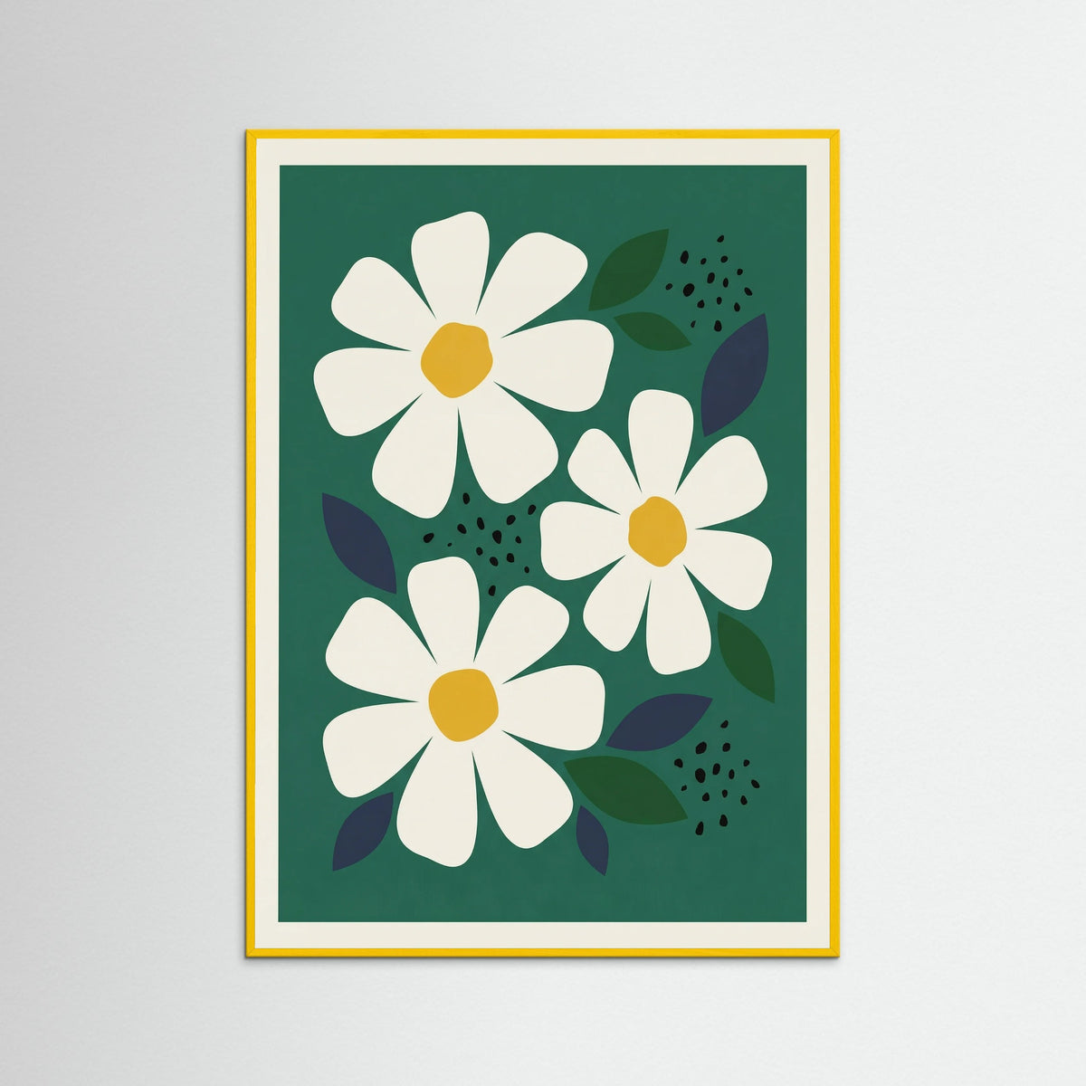 Yellow Wood Market Daisy Charm