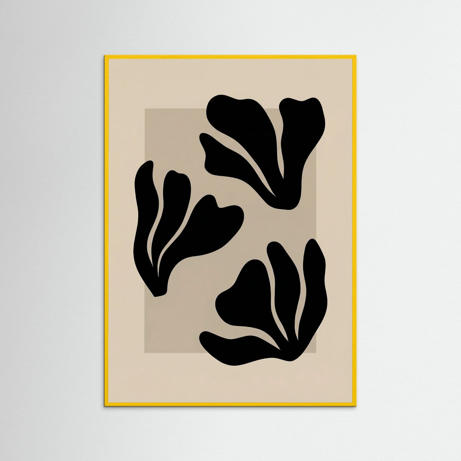 Yellow Wood Matisse Botanical Forms