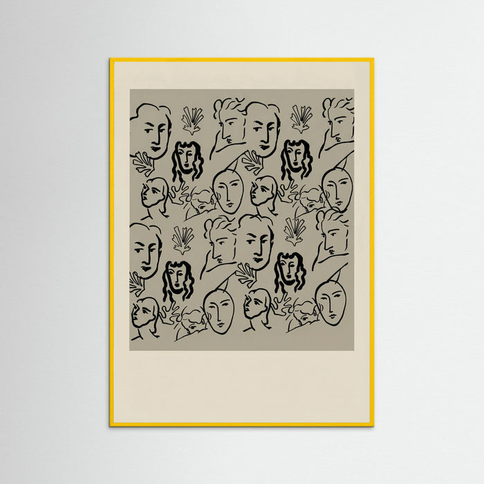 Yellow Wood Matisse Cut Outs