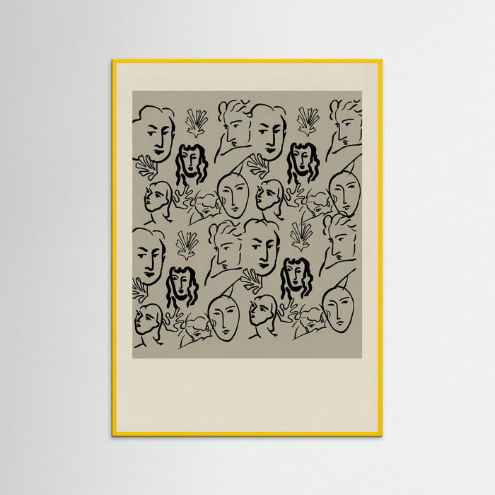 Yellow Wood Matisse Cut Outs