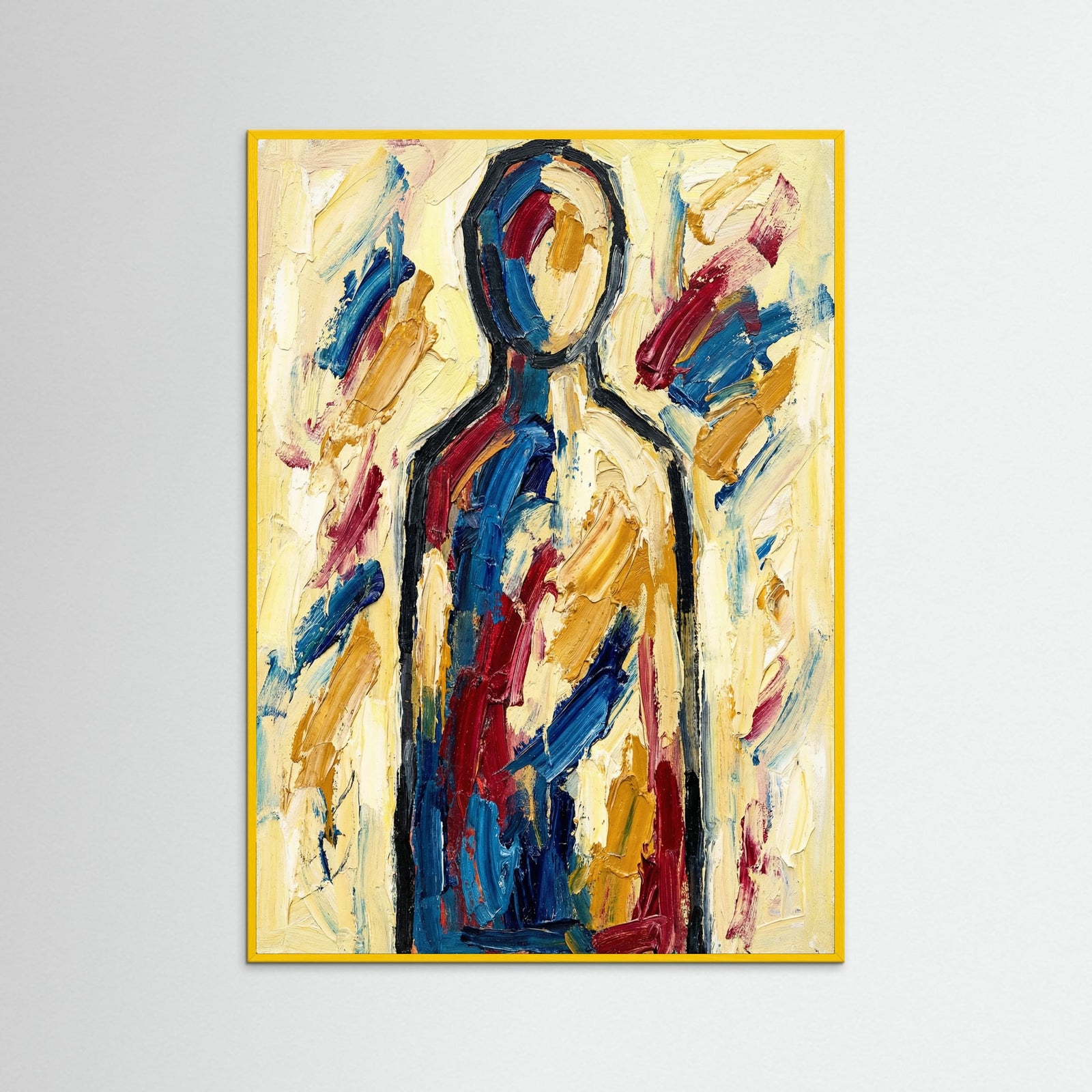 Yellow Wood Meditative Abstraction