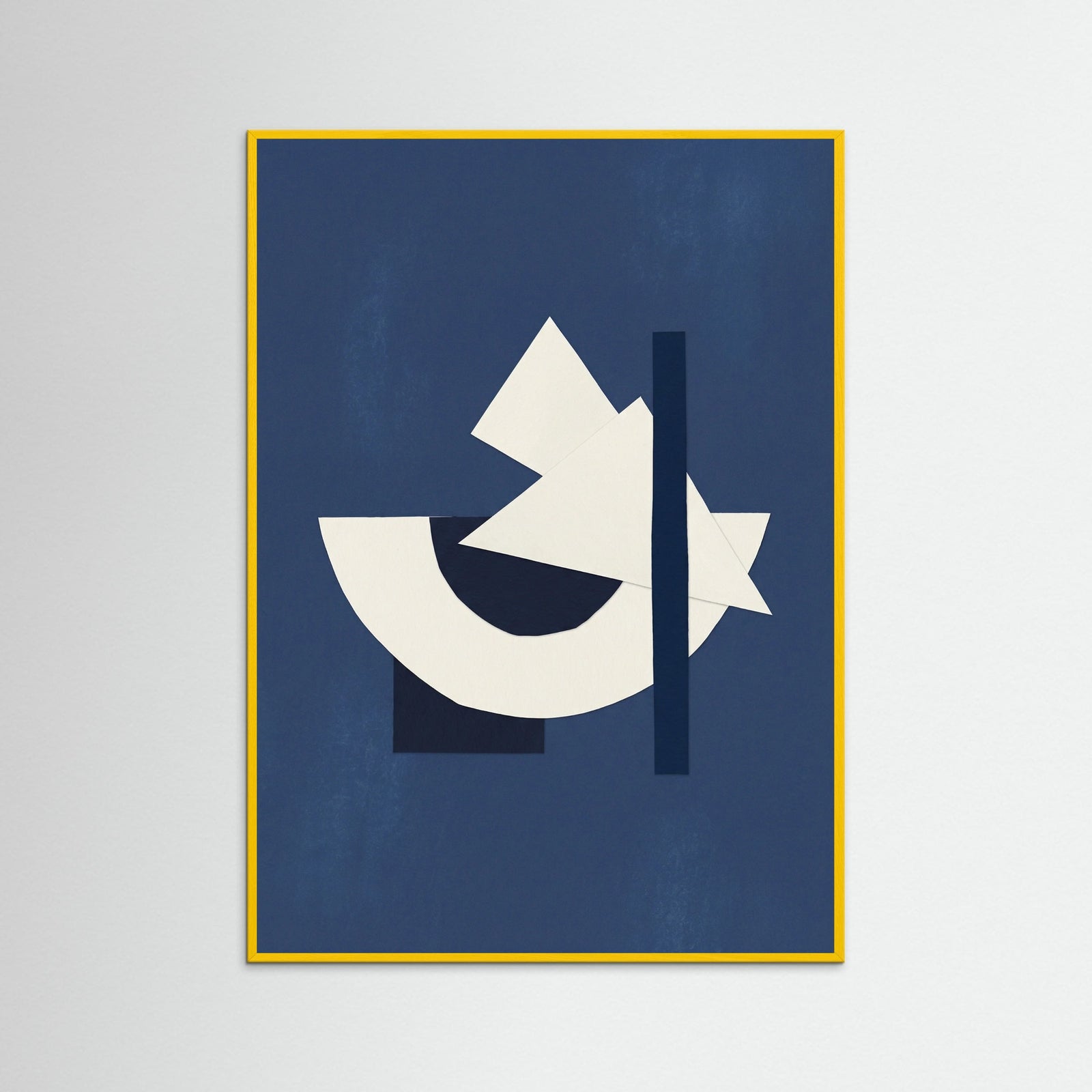 Yellow Wood Midnight Geometry