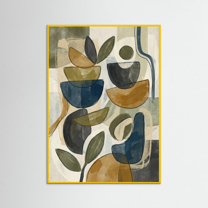 Yellow Wood Mikado Abstraction