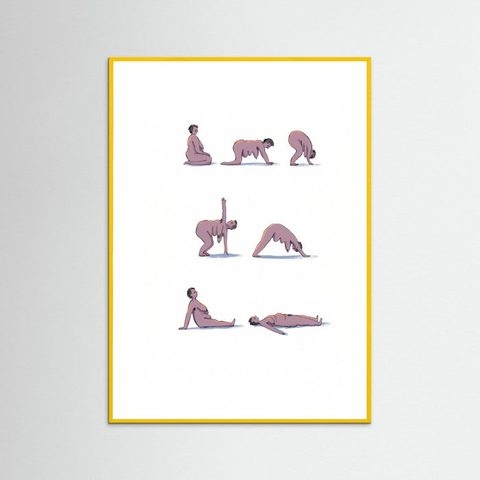 Yellow Wood Mindful Movement Poses