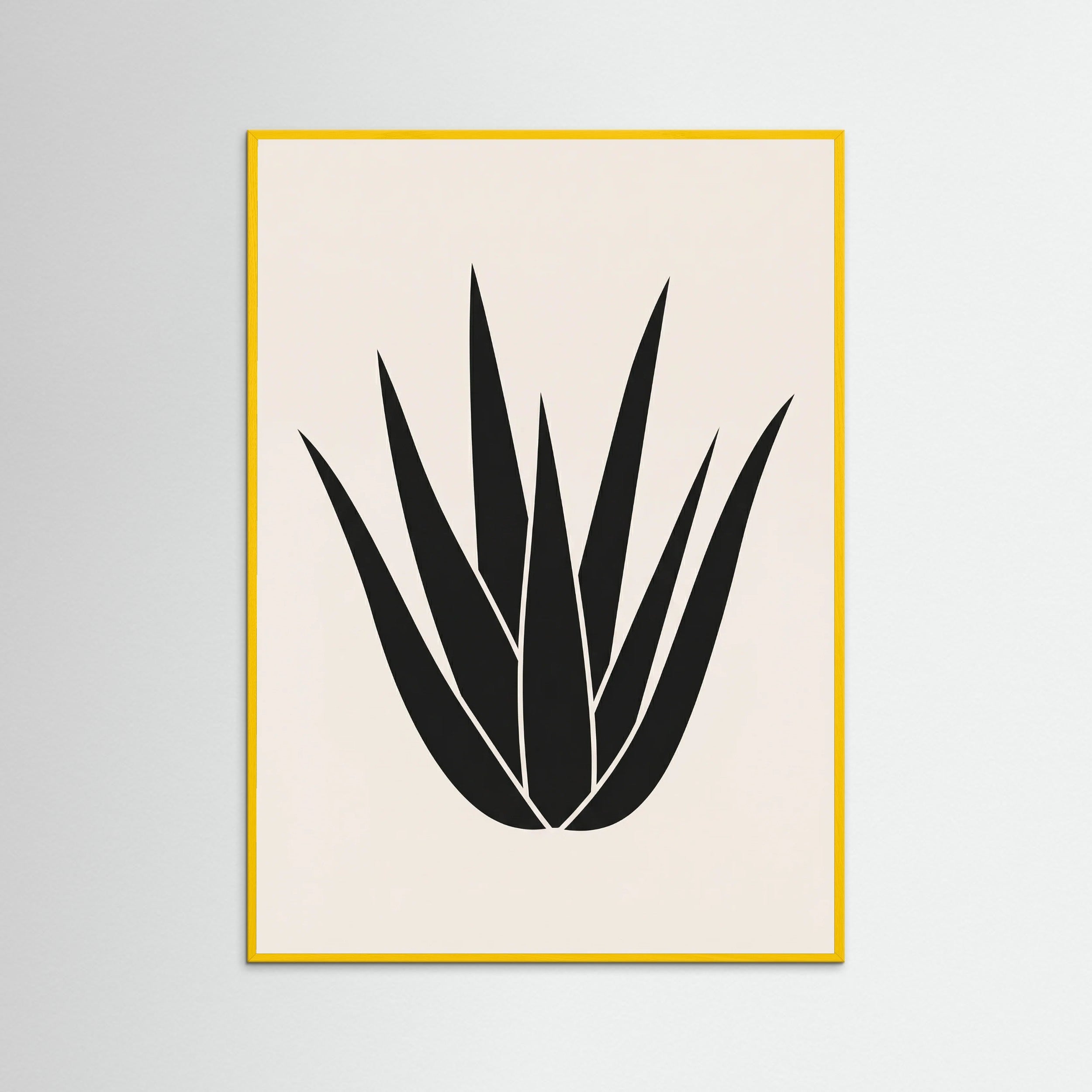 Yellow Wood Minimalist Bloom