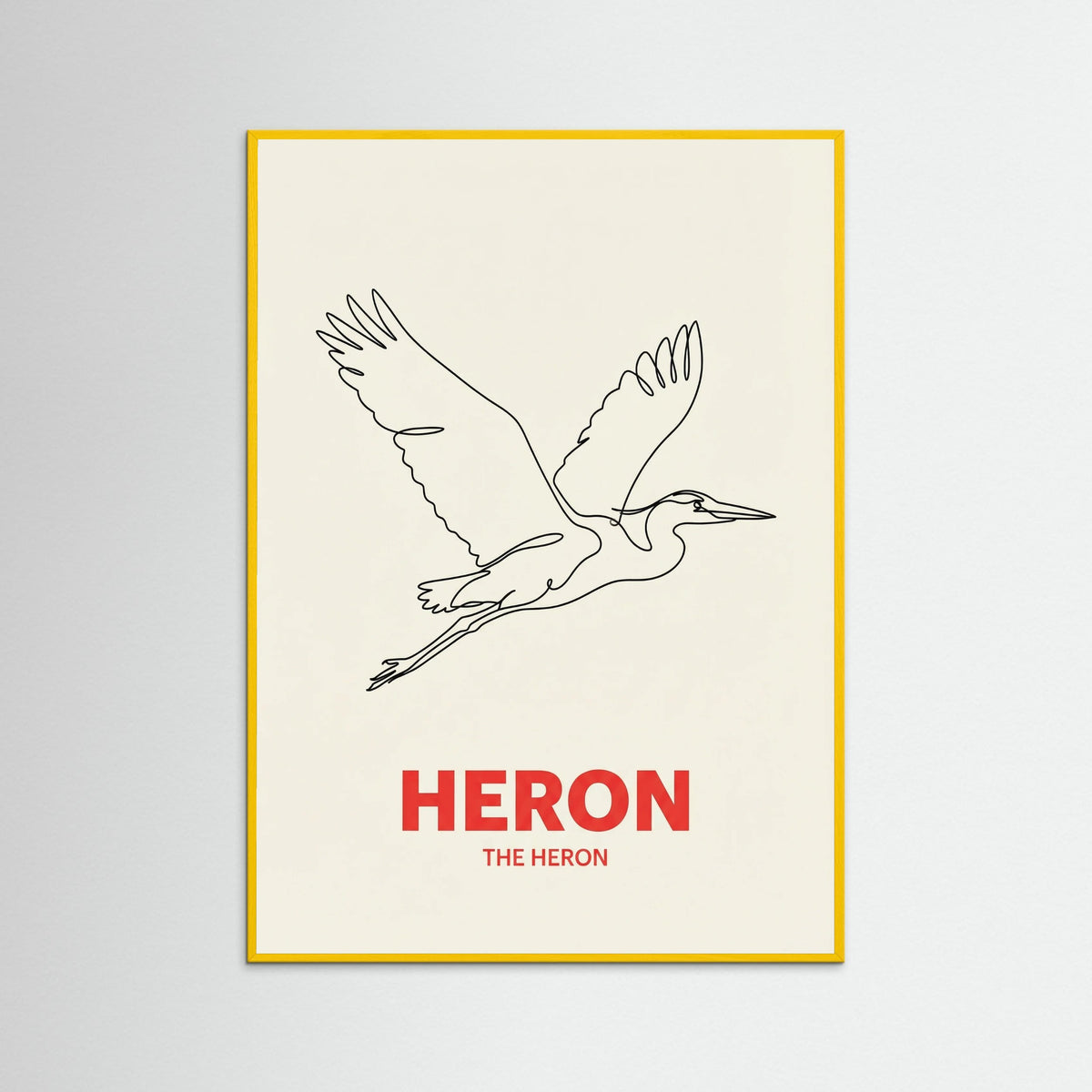 Yellow Wood Minimalist Desert Line