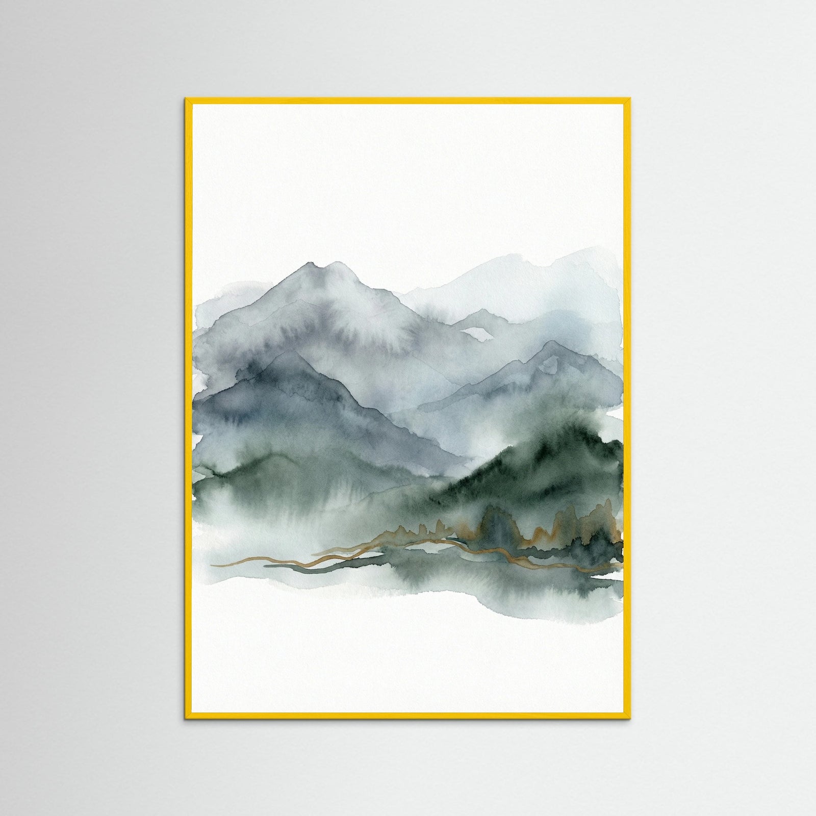 Yellow Wood Misty Pine