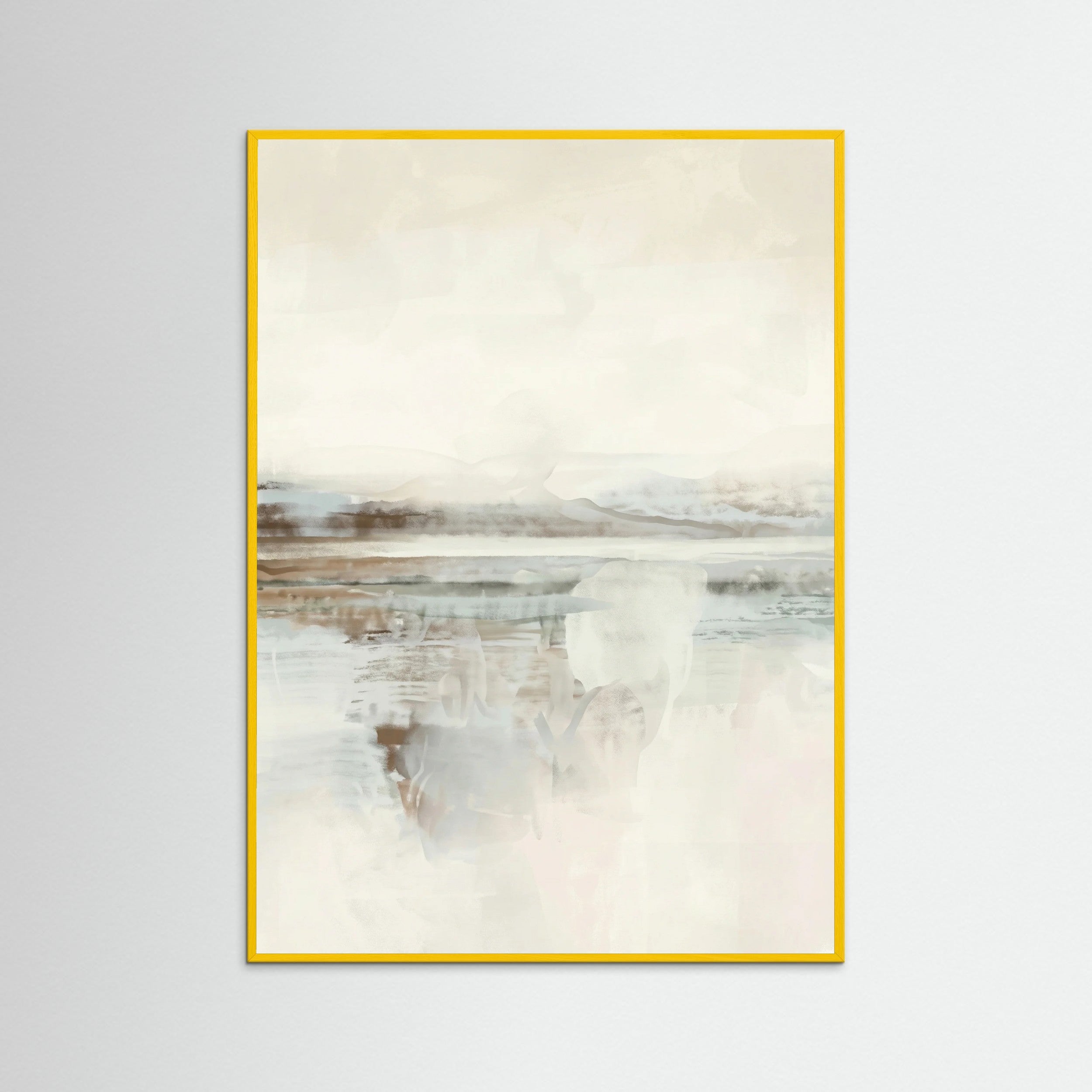 Yellow Wood Misty Shores