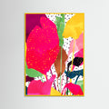 Yellow Wood Modern Botanical Poster