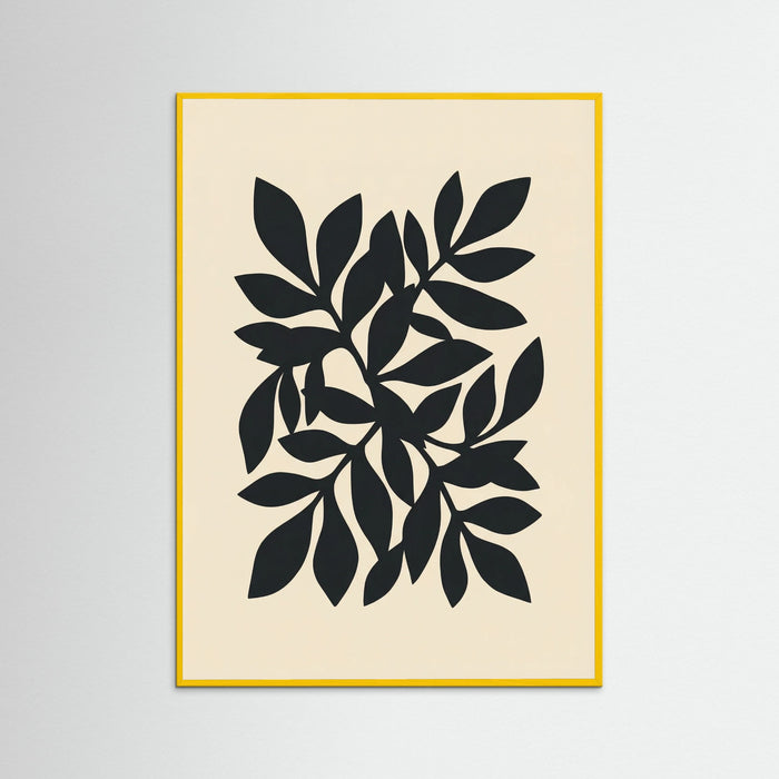 Yellow Wood Modern Organic Form