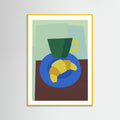 Yellow Wood Moka Abstract