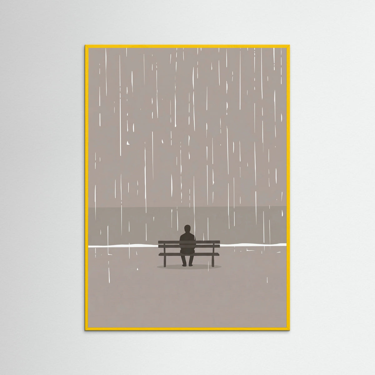 Yellow Wood Moments In Rain