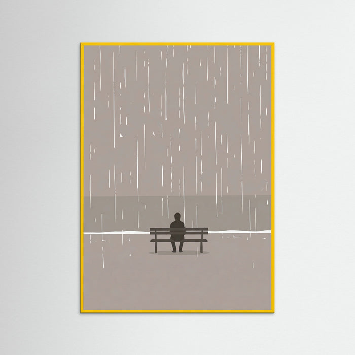 Yellow Wood Moments In Rain