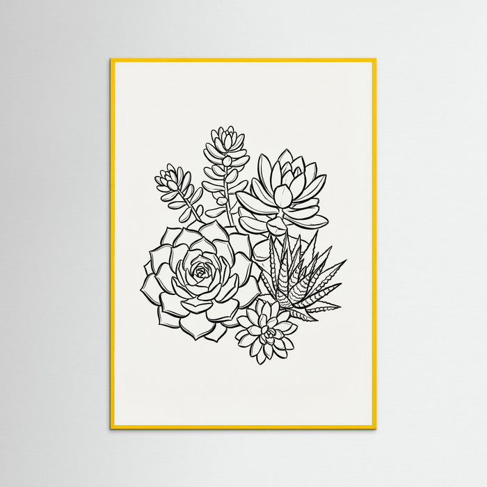 Yellow Wood Monochromatic Bouquet