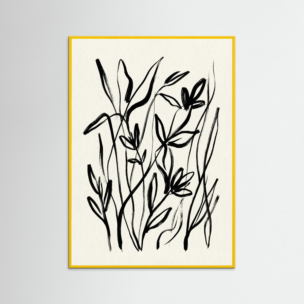 Yellow Wood Monochrome Bloom