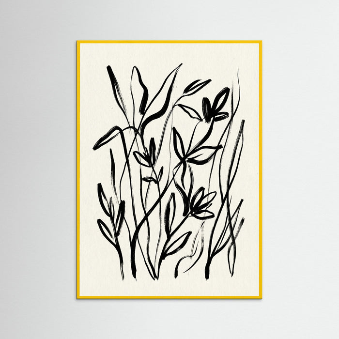 Yellow Wood Monochrome Bloom