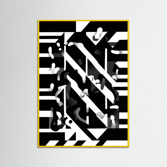 Yellow Wood Monochrome Dynamics
