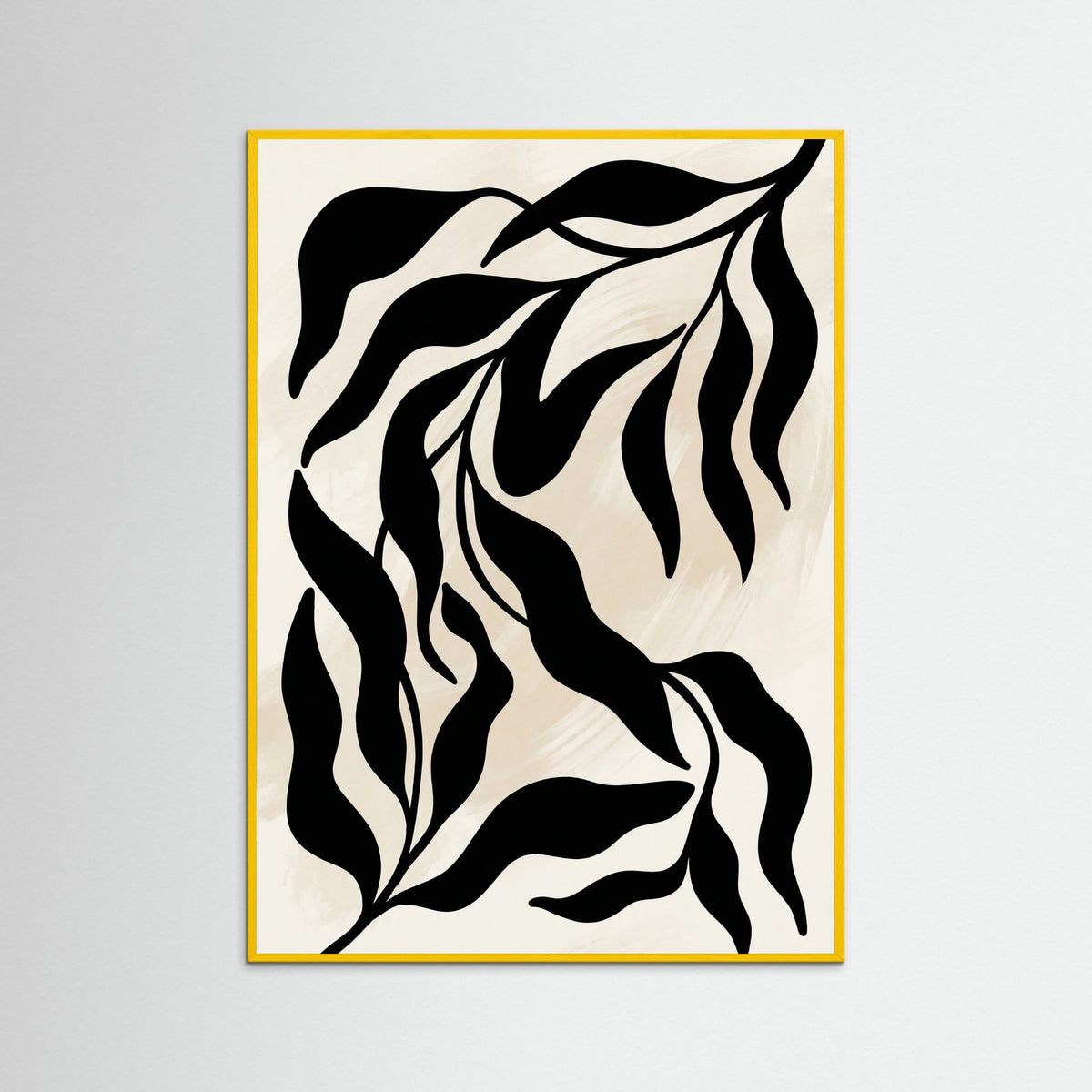 Yellow Wood Monochrome Flora