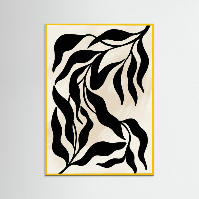 Yellow Wood Monochrome Flora