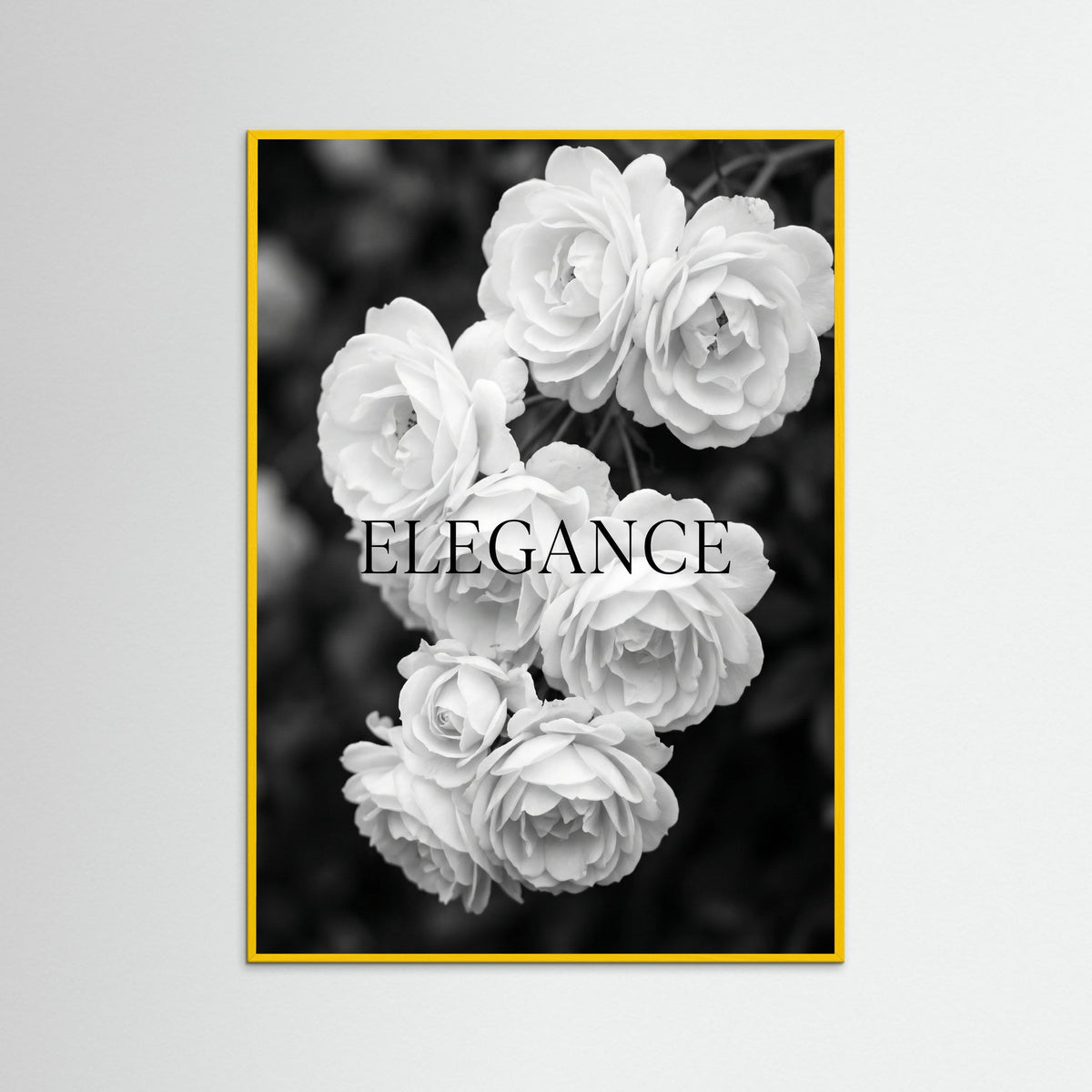 Yellow Wood Monochrome Lilies