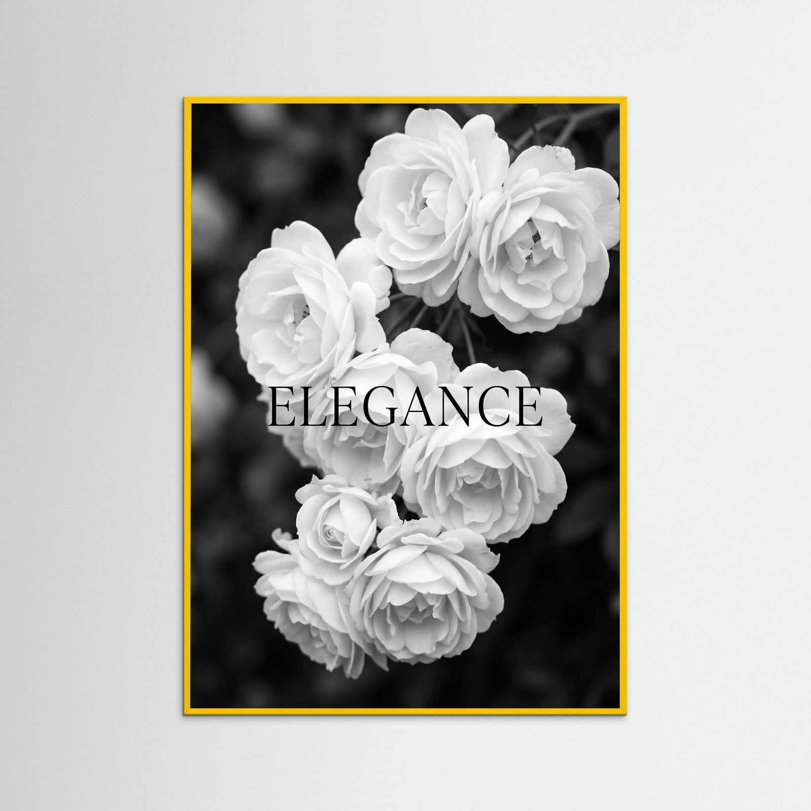 Yellow Wood Monochrome Lilies