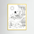 Yellow Wood Moomins Bloom