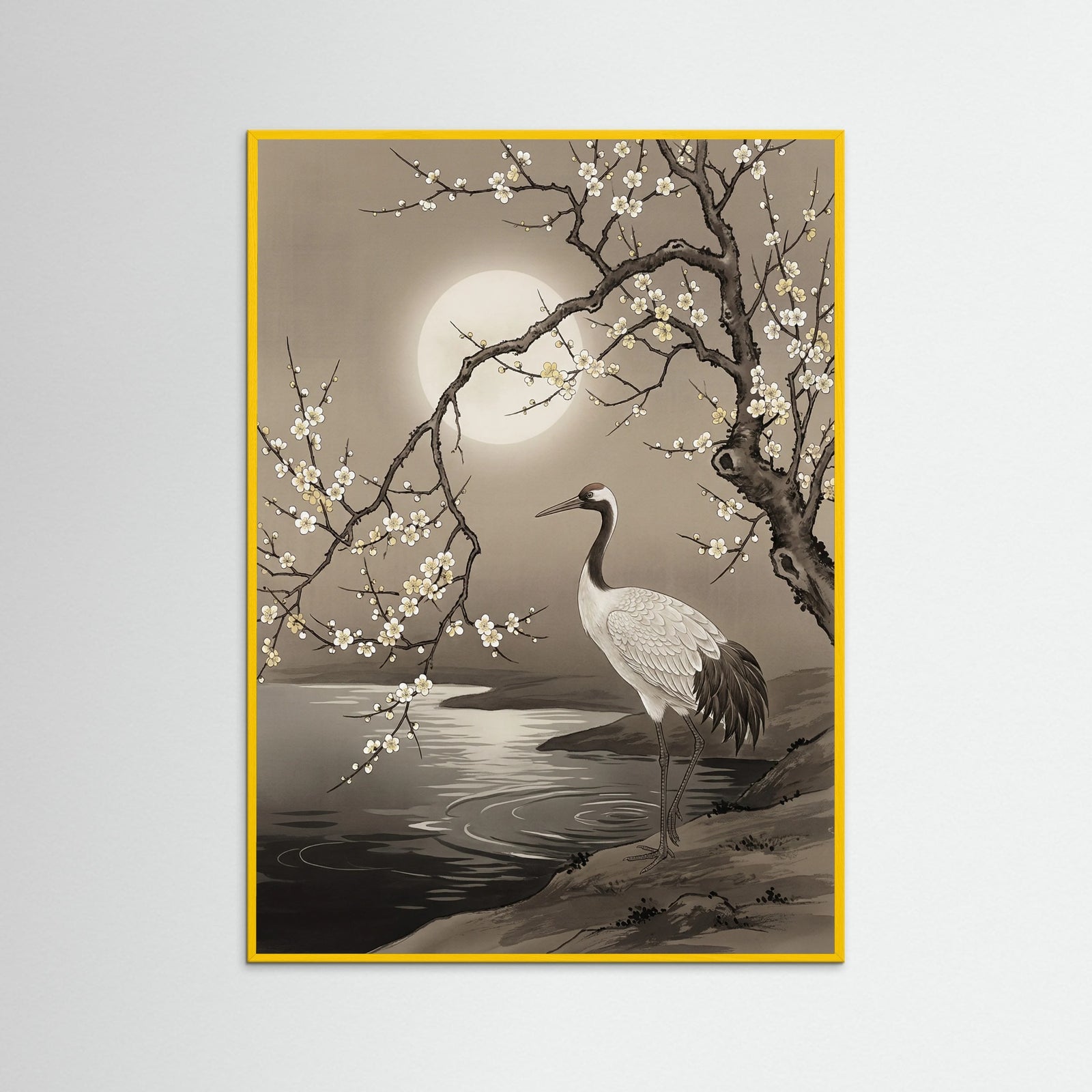 Yellow Wood Moonlit Blossoms