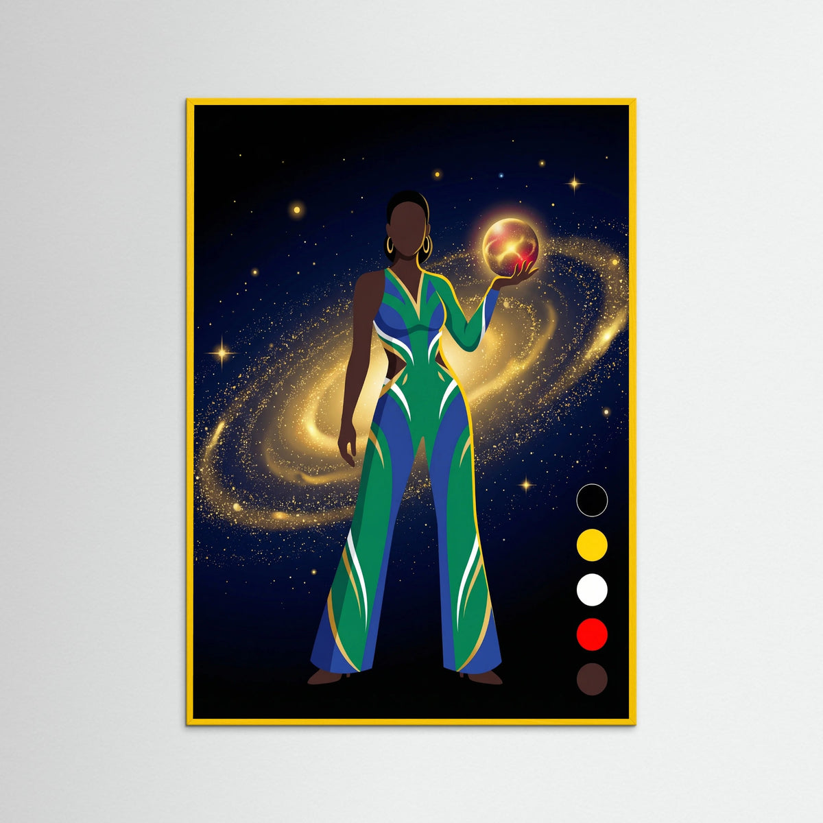 Yellow Wood Moonlit Elegance